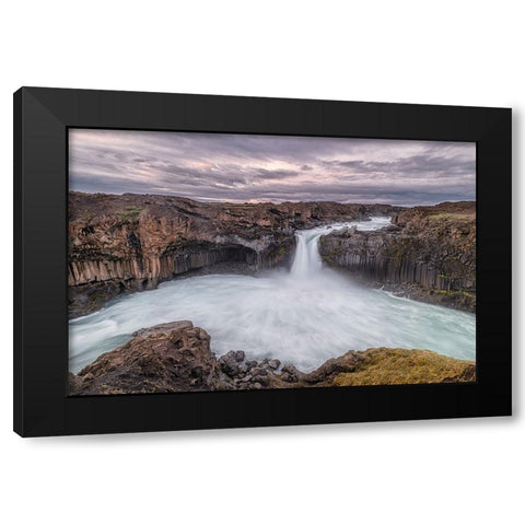 Iceland 10 Black Modern Wood Framed Art Print with Double Matting by J Rao, Jenny