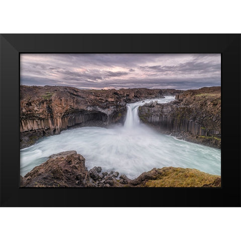 Iceland 10 Black Modern Wood Framed Art Print by J Rao, Jenny