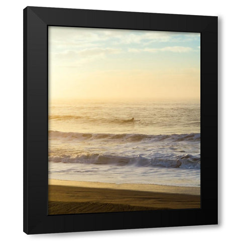 Fortune and misfortune alternate in waves Black Modern Wood Framed Art Print with Double Matting by Matsumura, Naoki