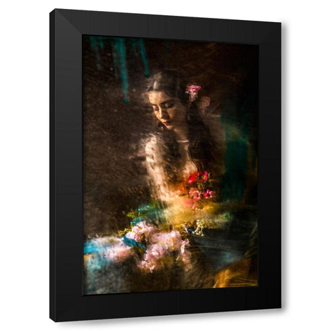 Beautiful Black Modern Wood Framed Art Print by Marjanmashhadi