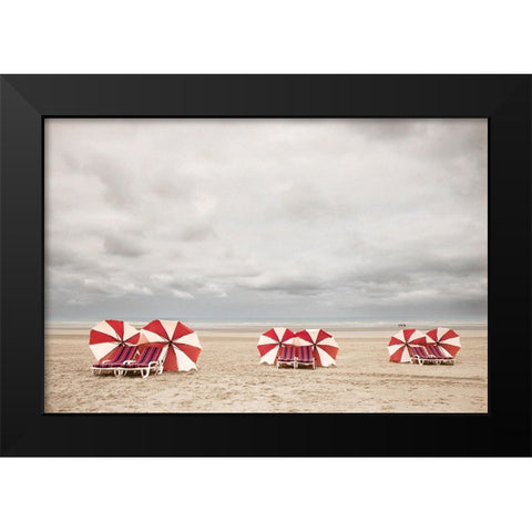 No Tanning Today Black Modern Wood Framed Art Print by Claes, Gilbert