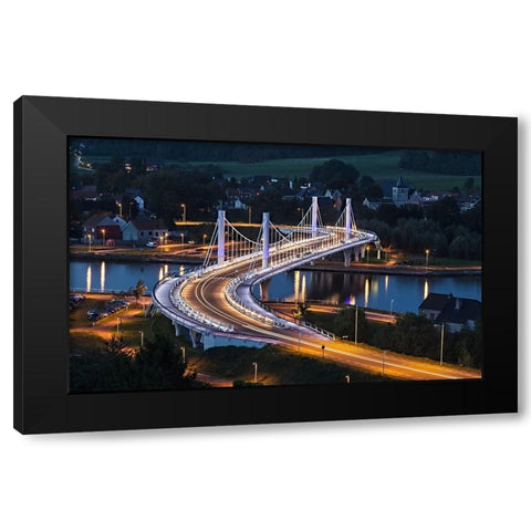 With Elegant Swing Black Modern Wood Framed Art Print with Double Matting by Batzdorf, Erhard