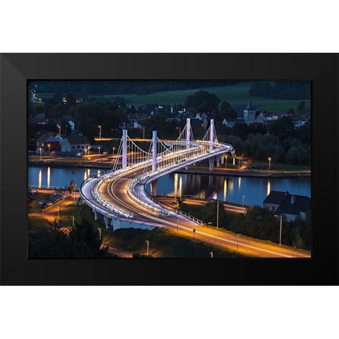 With Elegant Swing Black Modern Wood Framed Art Print by Batzdorf, Erhard