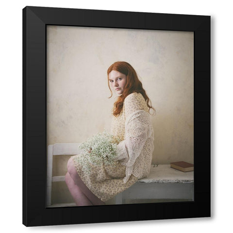 Elena Black Modern Wood Framed Art Print by Kurz, Christian
