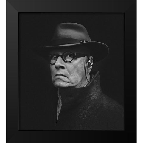 Untitled Black Modern Wood Framed Art Print by Getsadze, Zurab