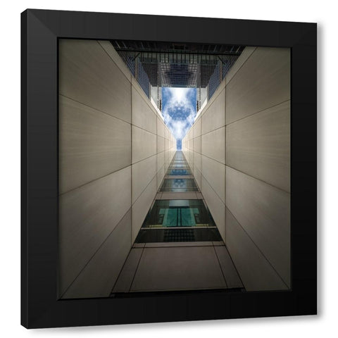 The Journey Black Modern Wood Framed Art Print by Chiodo, David