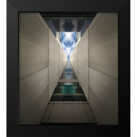 The Journey Black Modern Wood Framed Art Print by Chiodo, David