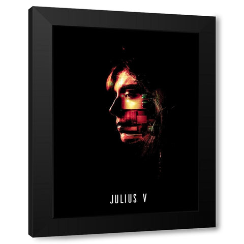 Subject N. V Black Modern Wood Framed Art Print with Double Matting by Boaretto, Davide