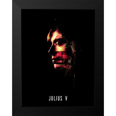 Subject N. V Black Modern Wood Framed Art Print by Boaretto, Davide