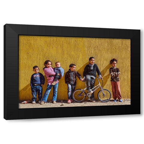 Class Photo Black Modern Wood Framed Art Print with Double Matting by Hershkovitz, Avital