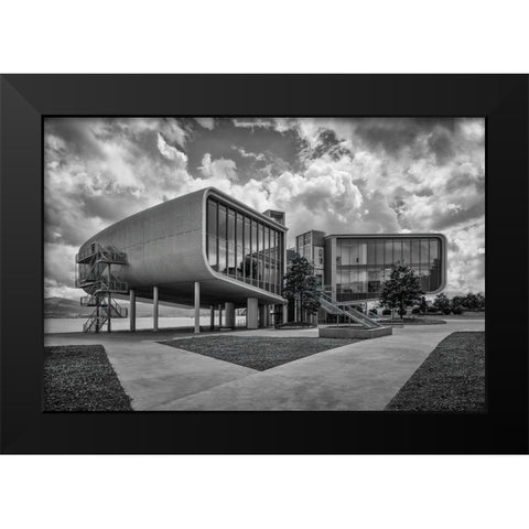 Botasn Center Black Modern Wood Framed Art Print by Rodriguez De, Enrique