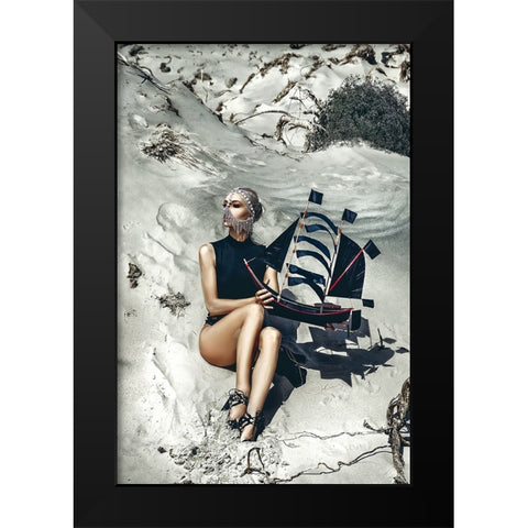 The Mystery Of Life Is A Reality To Experience Black Modern Wood Framed Art Print by Bolgov (Axe), Ruslan