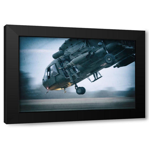 Low Ride Black Modern Wood Framed Art Print with Double Matting by Wrobel, Piotr