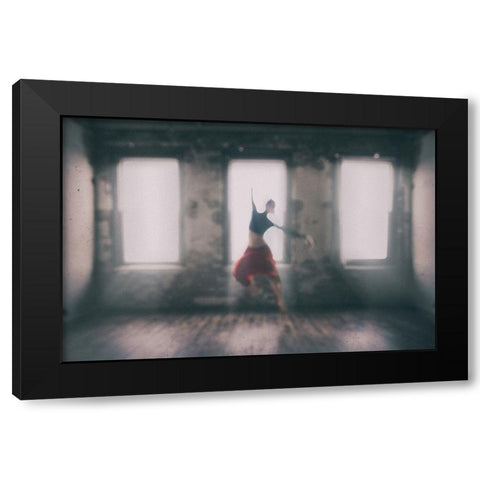 Solo In Pandemic Black Modern Wood Framed Art Print by Li, Rob