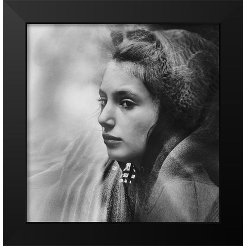 Untitled Black Modern Wood Framed Art Print by Getsadze, Zurab
