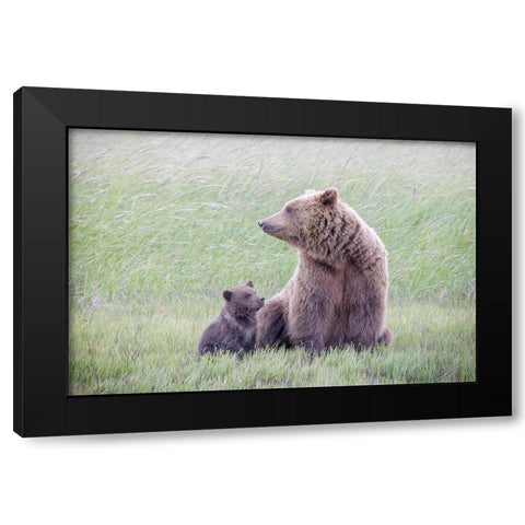 My Mom - My Best Friend Black Modern Wood Framed Art Print with Double Matting by Doyle, Renee