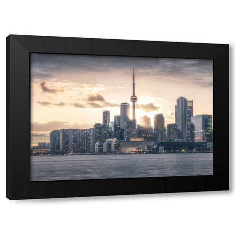 Lightburst! Black Modern Wood Framed Art Print by Hill, David