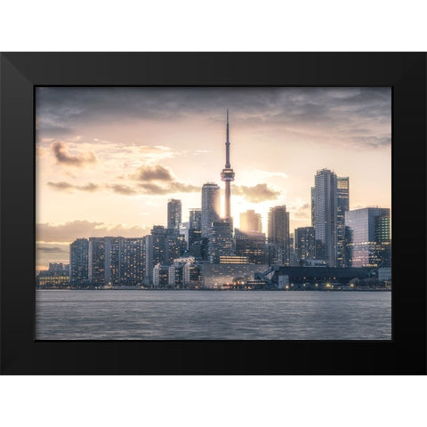 Lightburst! Black Modern Wood Framed Art Print by Hill, David