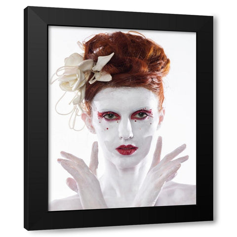 Bianco Black Modern Wood Framed Art Print with Double Matting by Photography Espressive