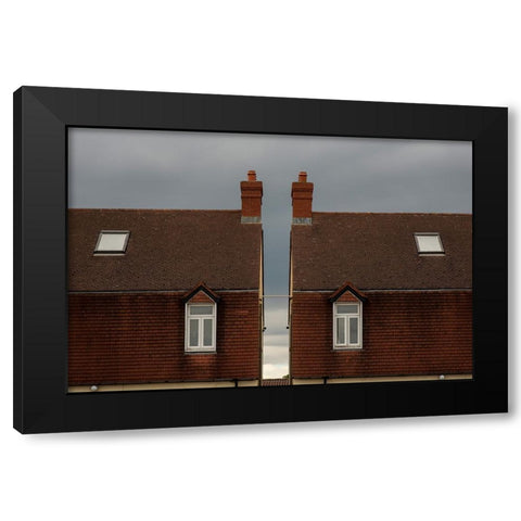 Twins Black Modern Wood Framed Art Print with Double Matting by Kozuh, Primoz