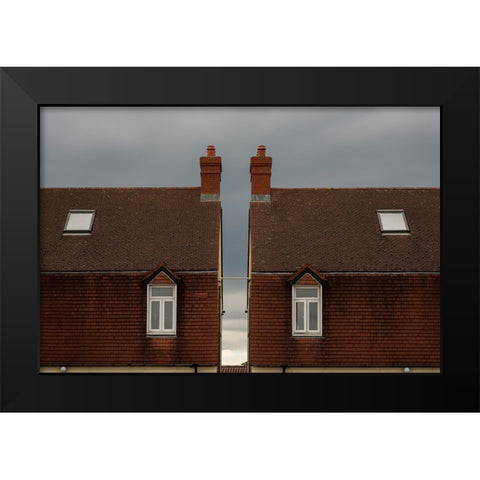 Twins Black Modern Wood Framed Art Print by Kozuh, Primoz