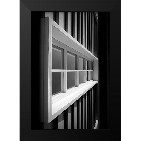 From Left To Right [1] Black Modern Wood Framed Art Print by Parola, Roberto