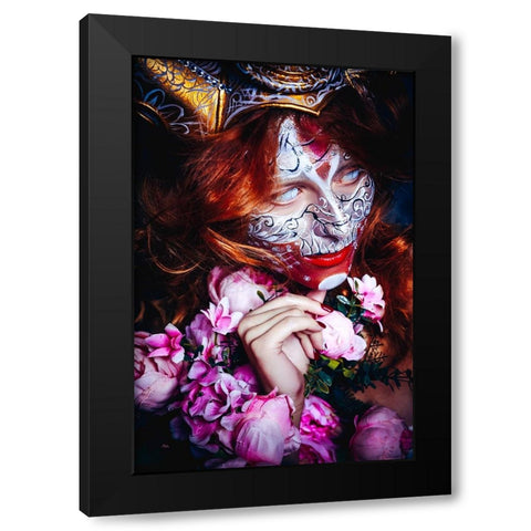 I Have A Darkness Inside Of Me Black Modern Wood Framed Art Print with Double Matting by Bolgov (Axe), Ruslan