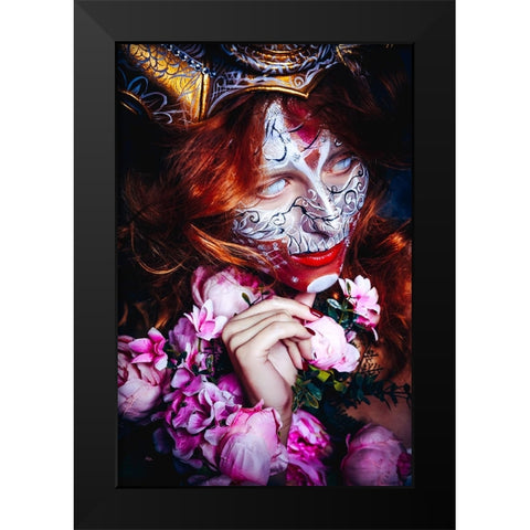 I Have A Darkness Inside Of Me Black Modern Wood Framed Art Print by Bolgov (Axe), Ruslan