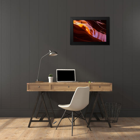 Nature Magic Black Modern Wood Framed Art Print by Tan, June