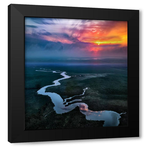 My Affectionate Beloved Black Modern Wood Framed Art Print with Double Matting by Yu, Liyun