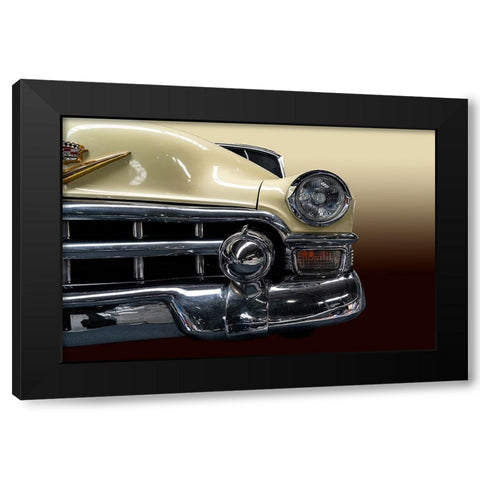 The Beige Cadillac Black Modern Wood Framed Art Print with Double Matting by Weber, Roland