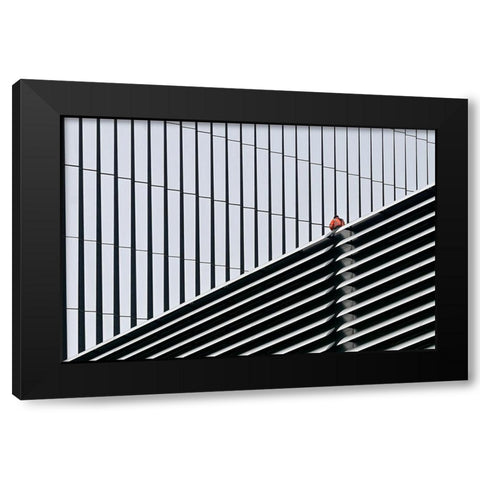 Science Park Black Modern Wood Framed Art Print by Wilbers, Wiebe