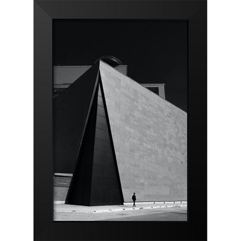 Modern Black Modern Wood Framed Art Print by Hamedani, Ardalan