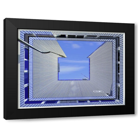 154 Black Modern Wood Framed Art Print with Double Matting by Ferrari, Francesca