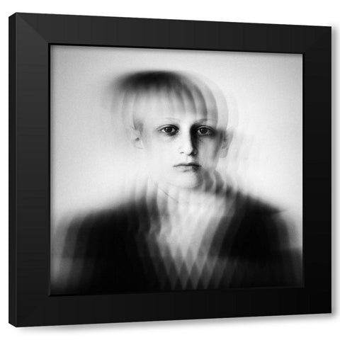 Metamorphosis Black Modern Wood Framed Art Print by Droste, Holger