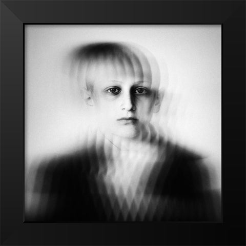 Metamorphosis Black Modern Wood Framed Art Print by Droste, Holger