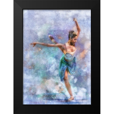 AÂ€Â˜AÂ€Bthe Egyptian DanceraÂ€B.AÂ€Â™ Black Modern Wood Framed Art Print by Gerber, Charlaine