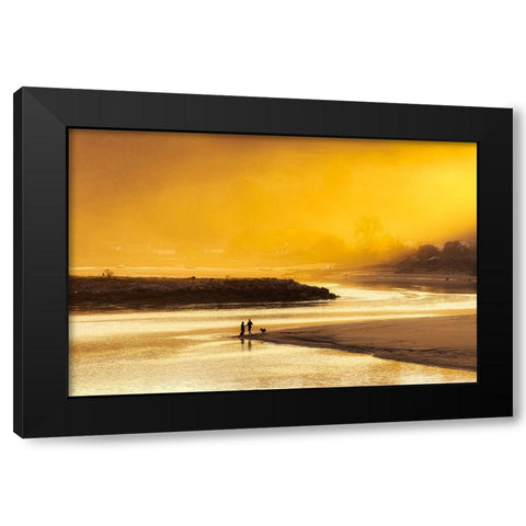 Perfec Day Black Modern Wood Framed Art Print with Double Matting by Concepcion Alvarado, Jesus