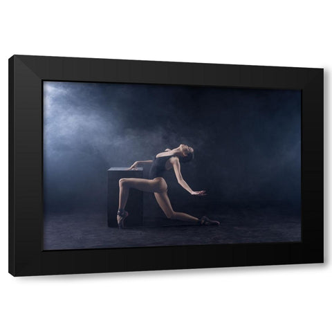 Untitled Black Modern Wood Framed Art Print by Suhardjo, Lisdiyanto