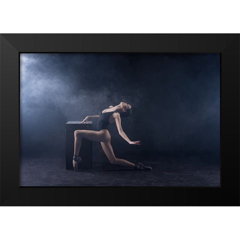 Untitled Black Modern Wood Framed Art Print by Suhardjo, Lisdiyanto