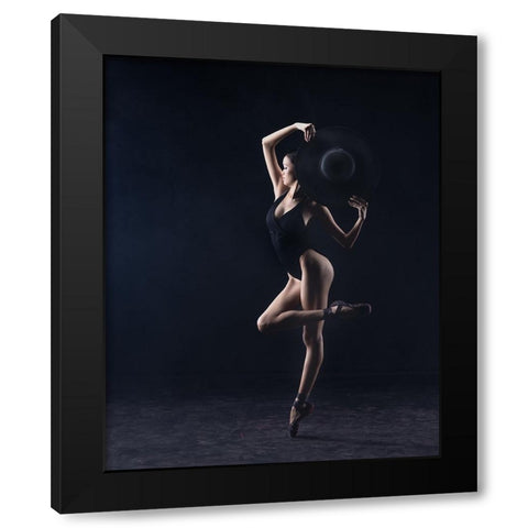 Untitled Black Modern Wood Framed Art Print with Double Matting by Suhardjo, Lisdiyanto