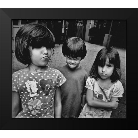 Untitled Black Modern Wood Framed Art Print by Getsadze, Zurab