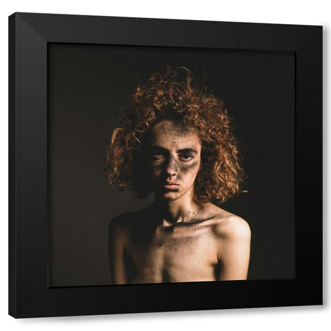 As You Make Your Bed,So You Must Lie On It Black Modern Wood Framed Art Print by Sedaghi, Hooman