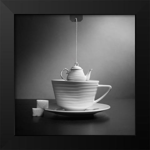 Untitled Black Modern Wood Framed Art Print by Ivanova, Victoria