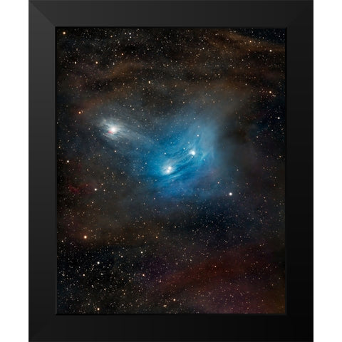 Vdb 102 Black Modern Wood Framed Art Print by Chander, Vikas
