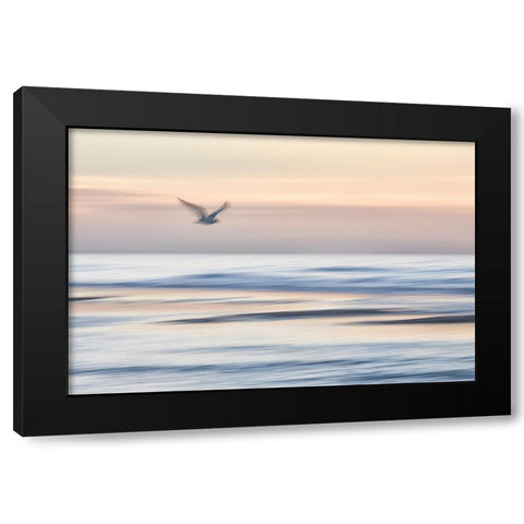 Out There Black Modern Wood Framed Art Print by Hullot Scalvenzi, Benjamine