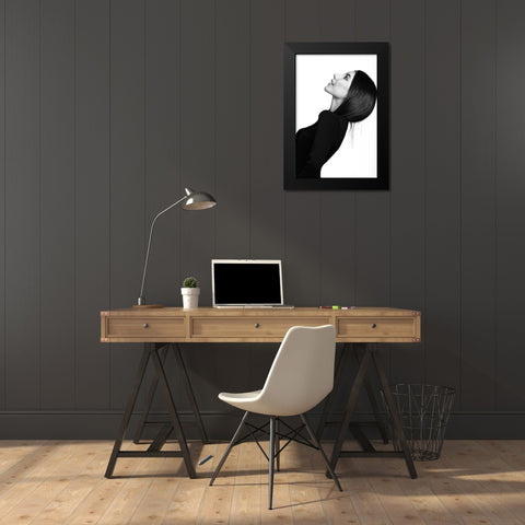 Untitled Black Modern Wood Framed Art Print by Tejada, Cesar