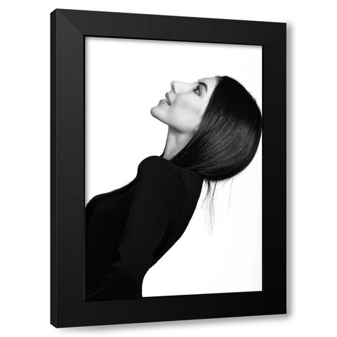 Untitled Black Modern Wood Framed Art Print with Double Matting by Tejada, Cesar