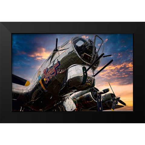 Sentimental Journey Black Modern Wood Framed Art Print by Mccleave, Thomas