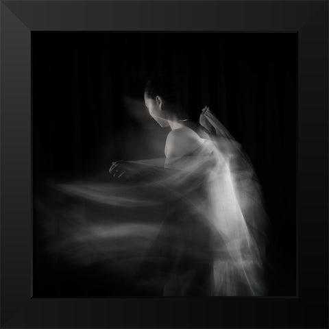 Eve Black Modern Wood Framed Art Print by Holmstrom, Katarina